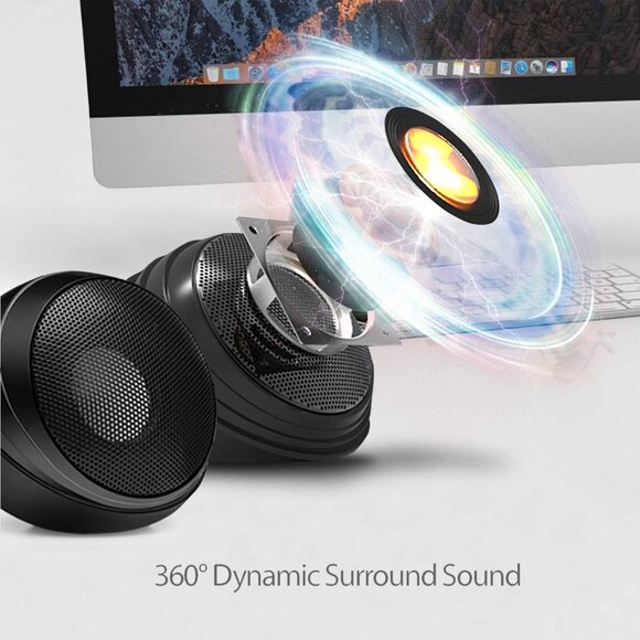 Adesso Xtream S4 Desktop Speakers USB Powered - BNWT - Picture 1 of 11